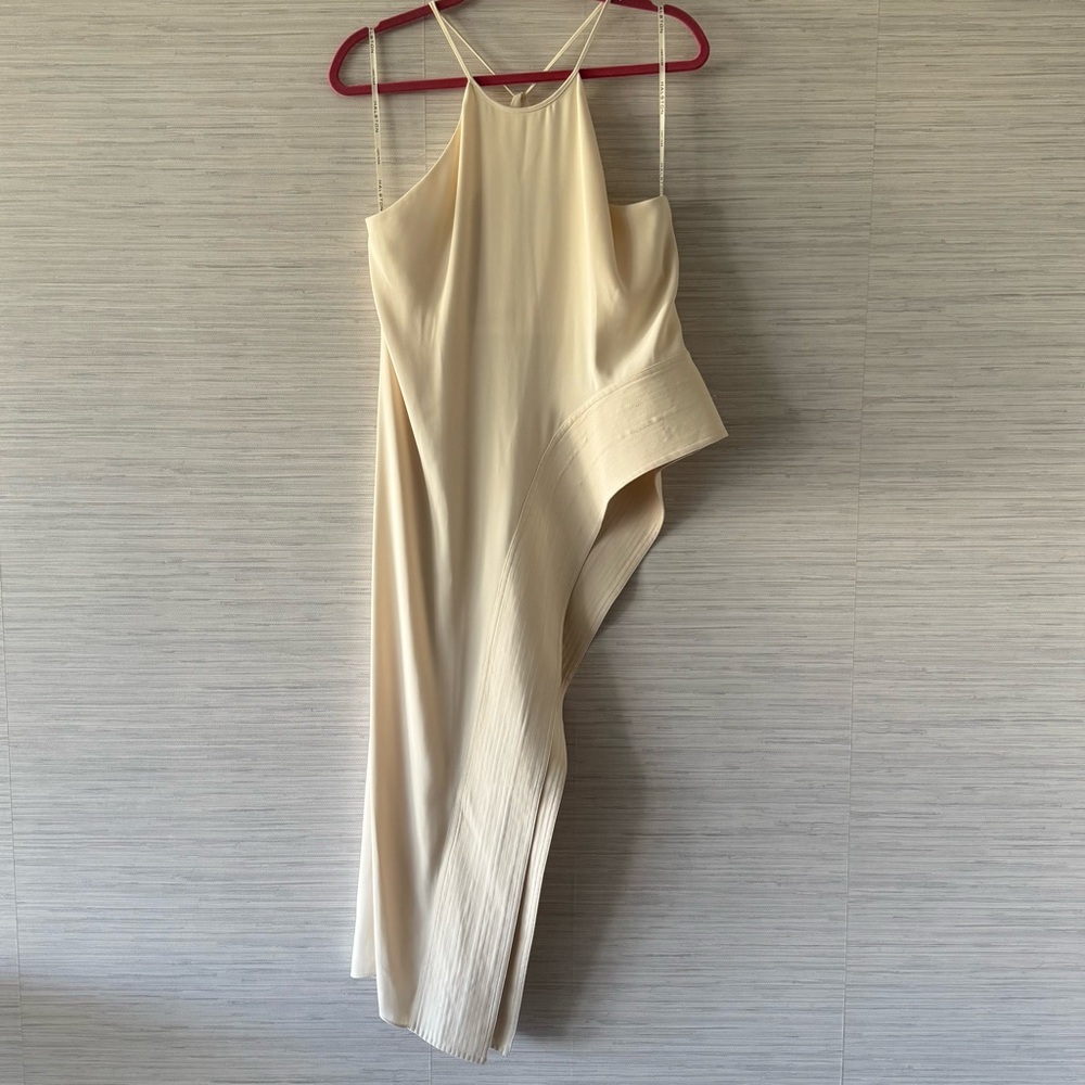 Halston Heritage Asymmetrical Cream tunic. Worn once.